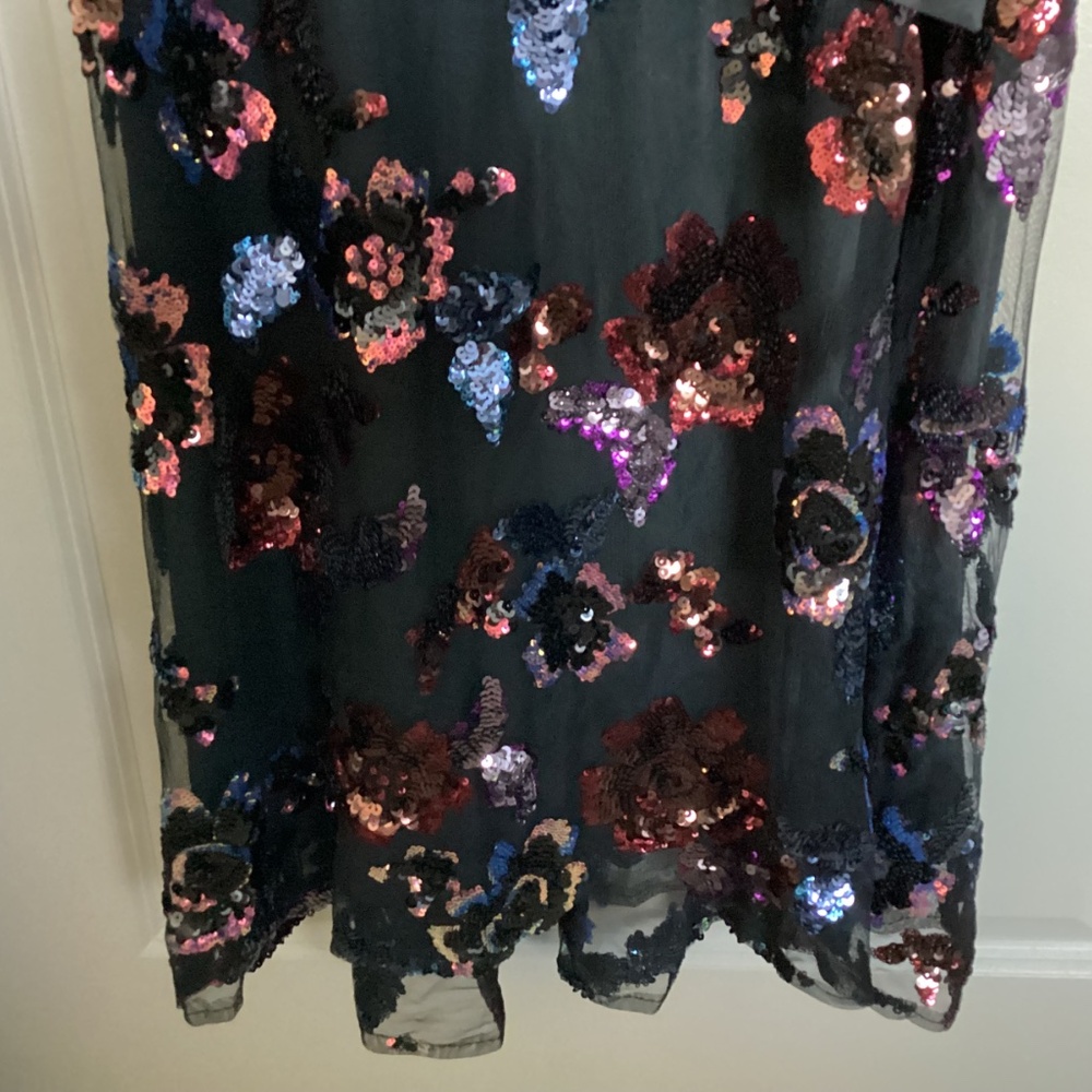 Eliza J Sequin Satin Bow Mermaid Gown 18 (similar to 14W) - Picture 7 of 16